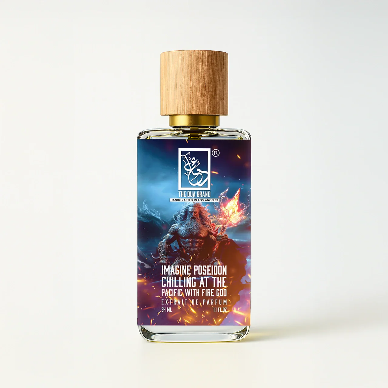 Imagine Poseidon Chilling At The Pacific With Fire God
